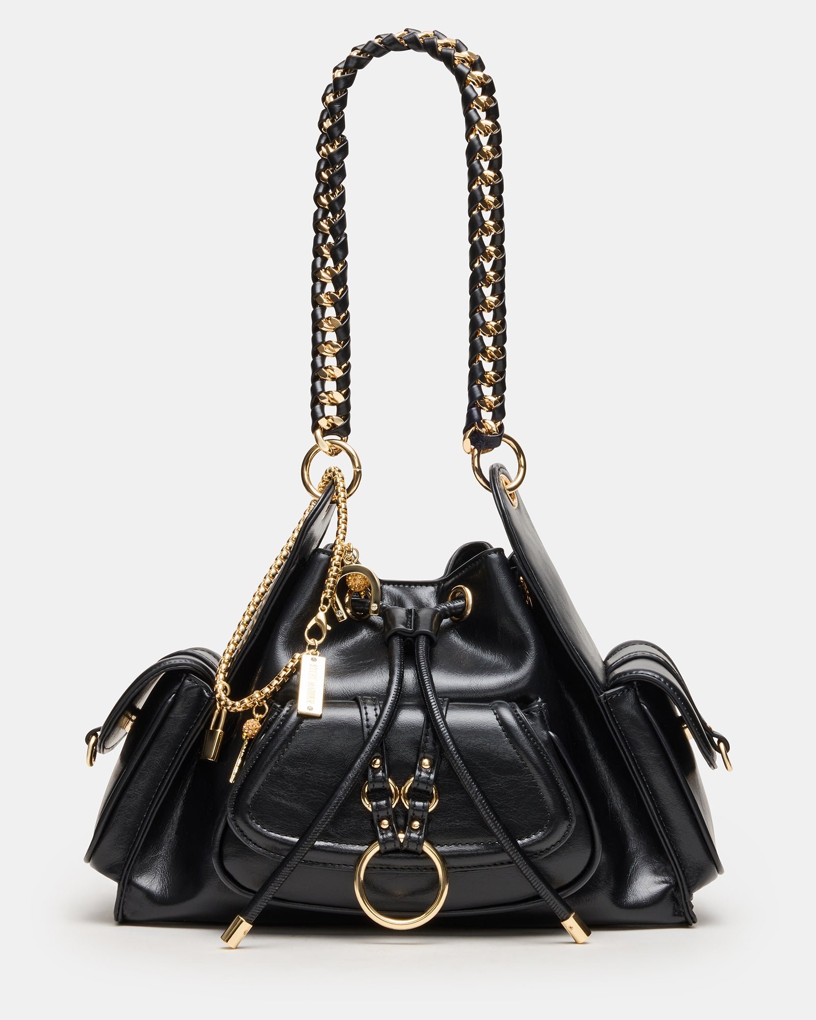 STEVEMADDEN_HANDBAGS_BDRU_BLACK_01.jpg Dru Bag Black - BWS - Image 1