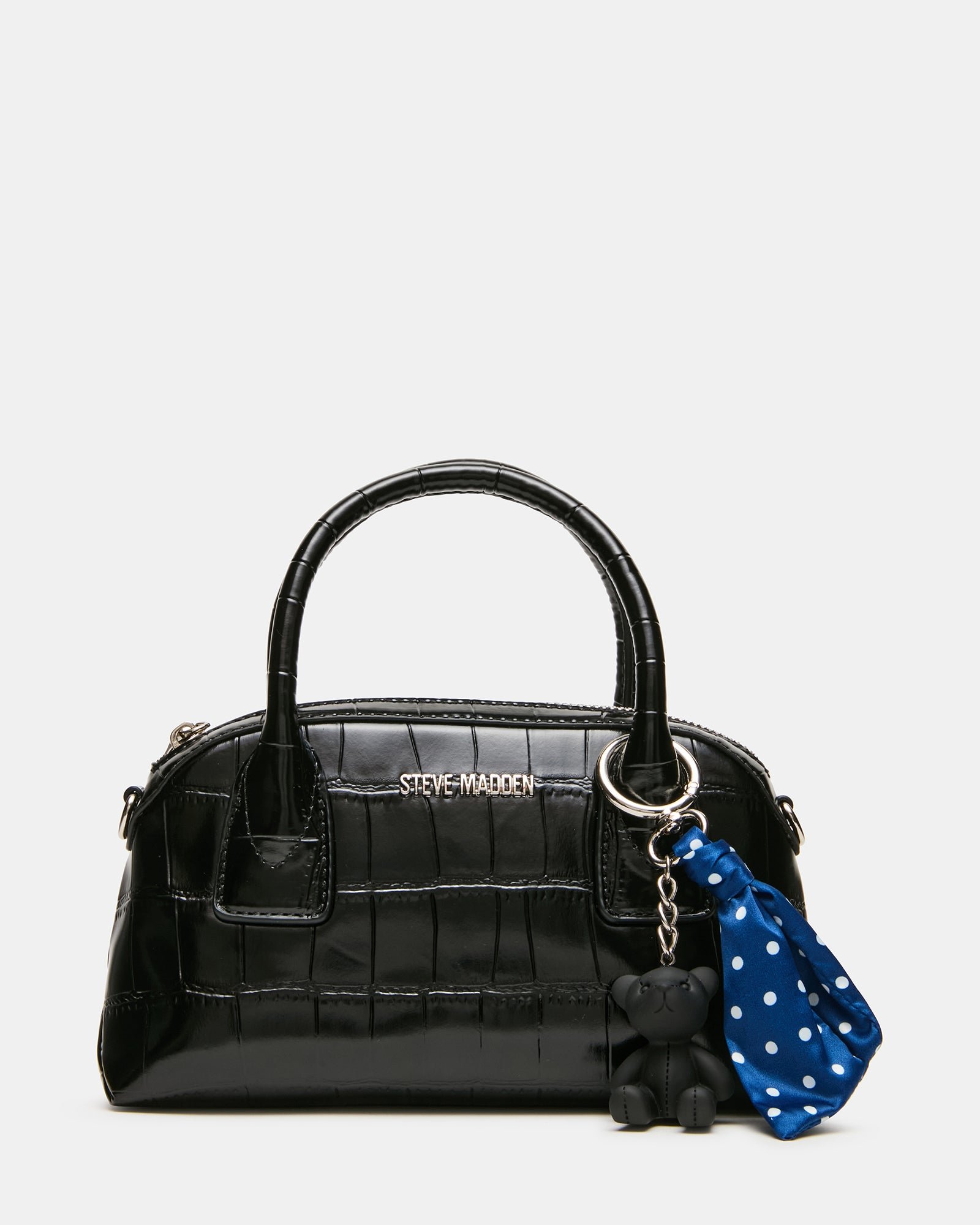 STEVEMADDEN_HANDBAGS_BMELODIE_BLACK-CROCO_01.jpg Melodie Bag Black - BWS - Image 1