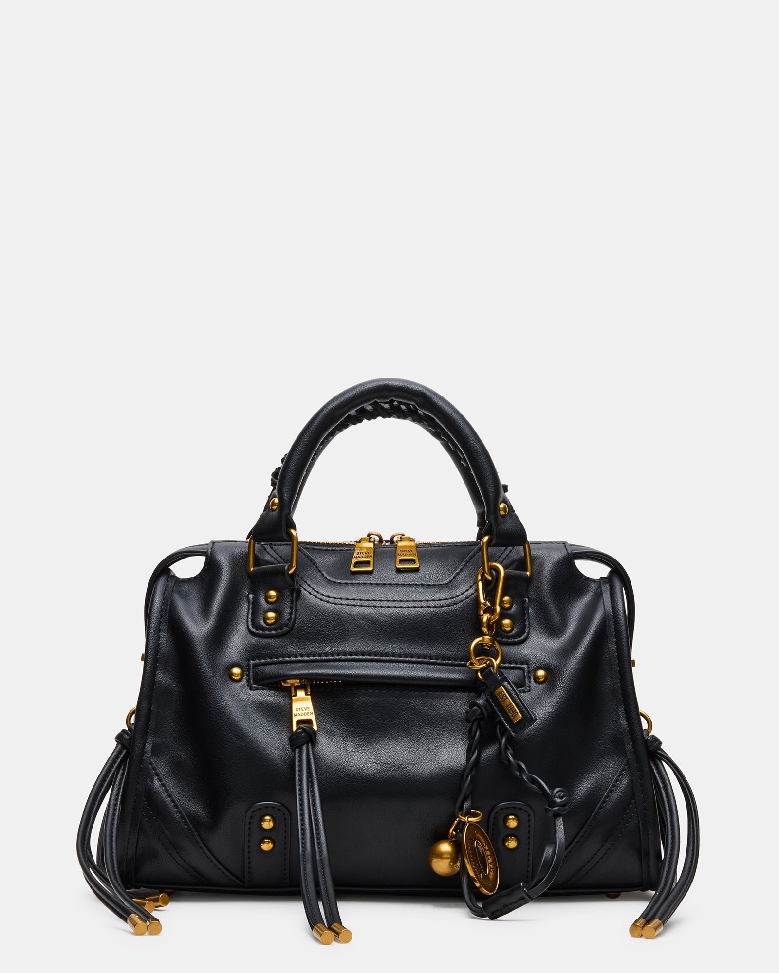 STEVEMADDEN_HANDBAGS_BRIGGS_BLACK-GOLD_01.jpg Riggs Bag Black/Gold - BWS - Image 1