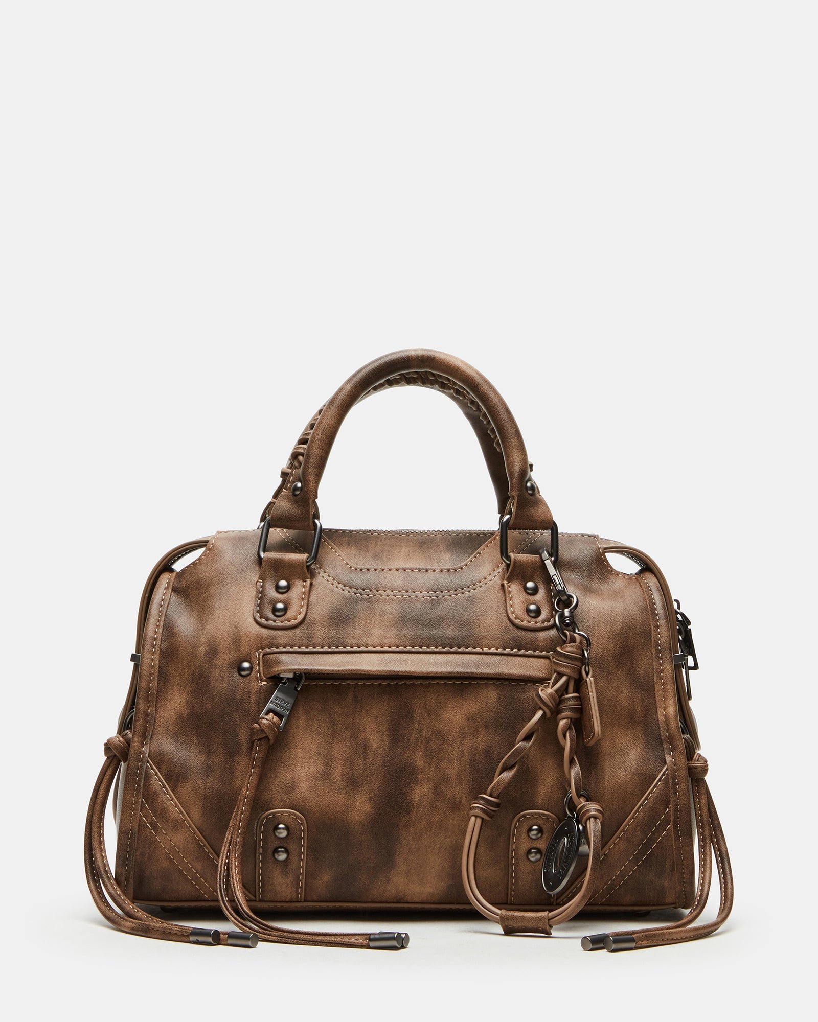 STEVEMADDEN_HANDBAGS_BRIGGS_BROWN-DISTRESSED_01.jpg Riggs Bag Brown - BWS - Image 1