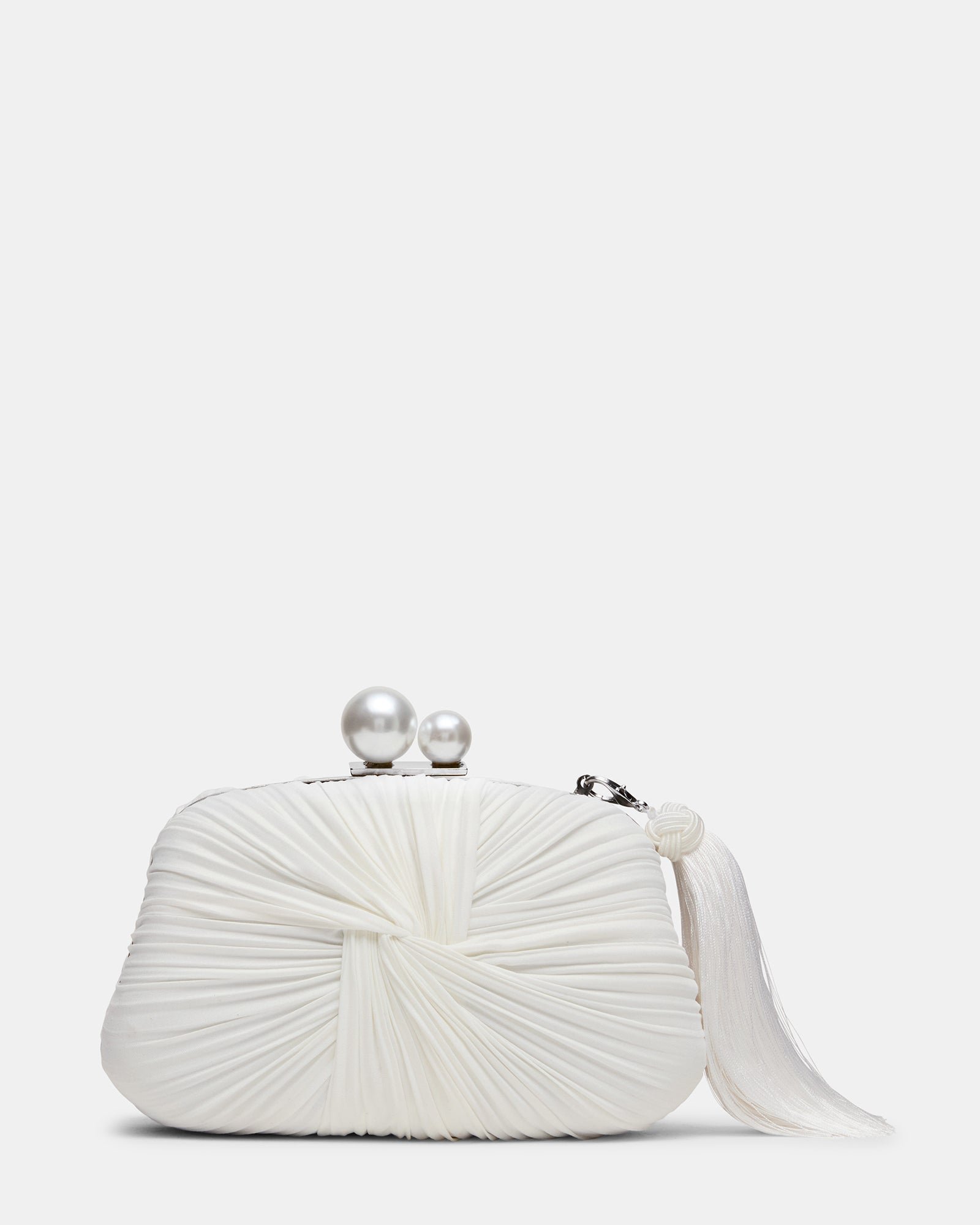 STEVEMADDEN_HANDBAGS_BROSALIE_WHITE_01_b5fe28bf-4087-4a14-98c0-4feae451040a.jpg Rosalie Bag White - BWS - Image 1