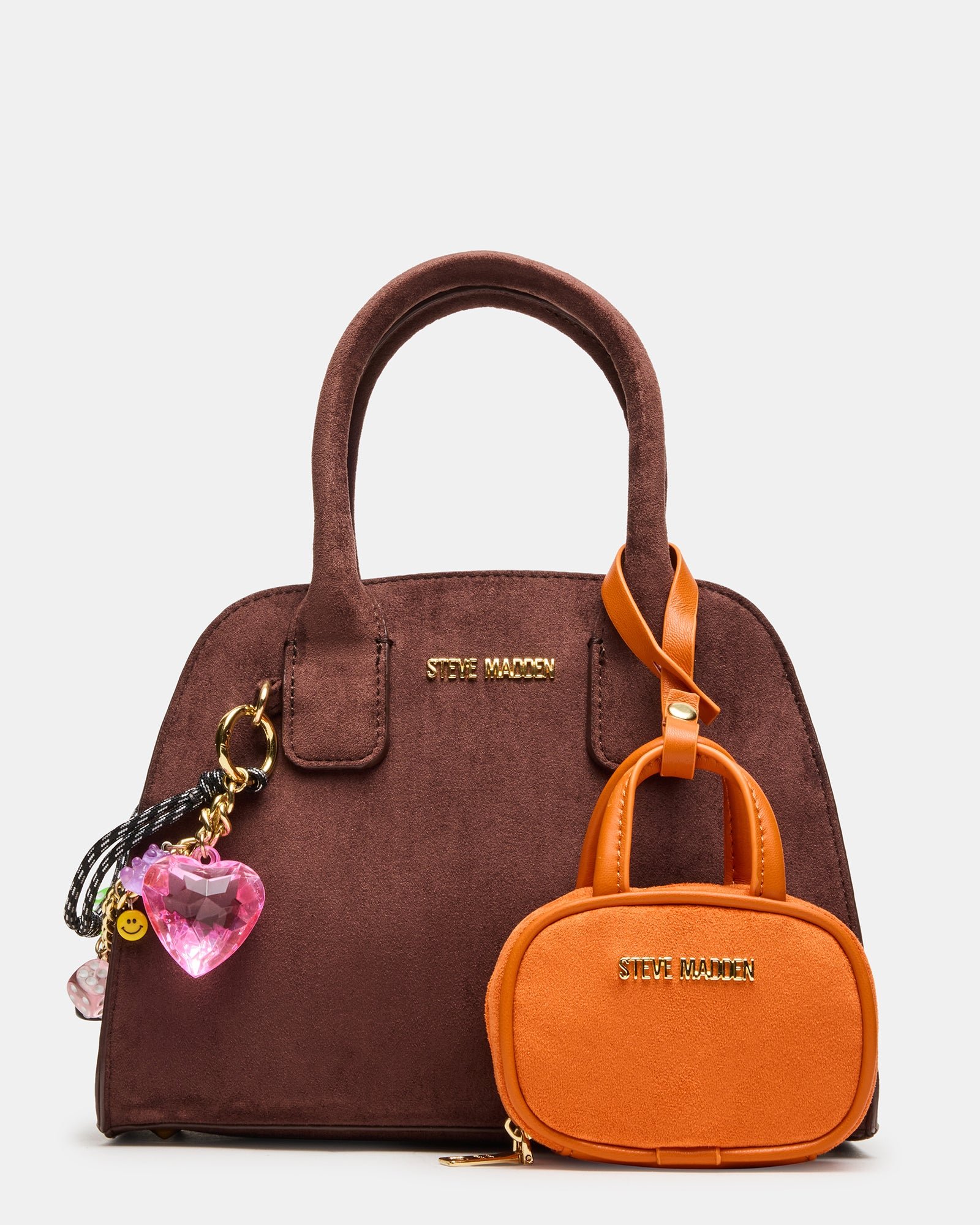 STEVEMADDEN_HANDBAGS_DT626535_CHOCOLATE_01.jpg Moore Bag Chocolate - BWS - Image 1